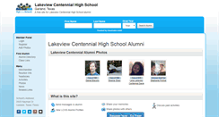 Desktop Screenshot of lakeviewcentennialhighschool.com