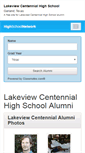 Mobile Screenshot of lakeviewcentennialhighschool.com