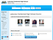 Tablet Screenshot of lakeviewcentennialhighschool.com